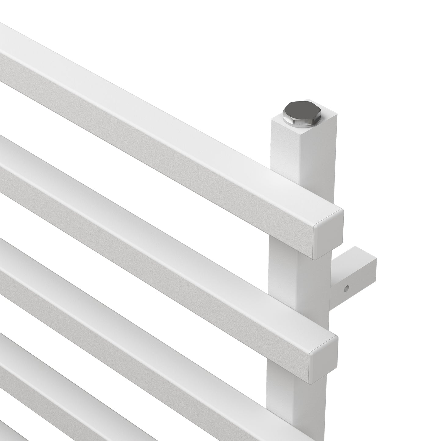 Carisa Baron L Alüminyum Havlupan Modern Tasarım Beyaz