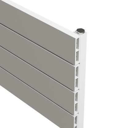 Carisa Nemo Double Xl Yatay Alüminyum Radyatör Modern Tasarım Beyaz