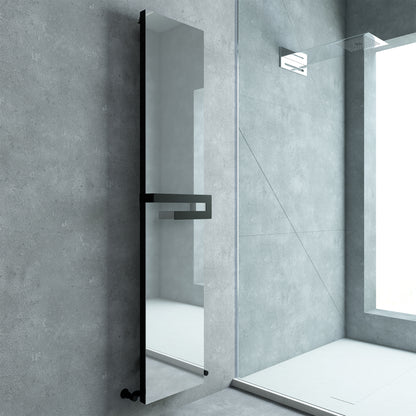 Carisa Elvino Bath Mirror Alüminyum Havlupan Modern Tasarım Siyah