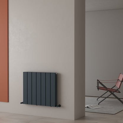 Carisa Angers Double Yatay Alüminyum Radyatör Modern Tasarım Antrasit