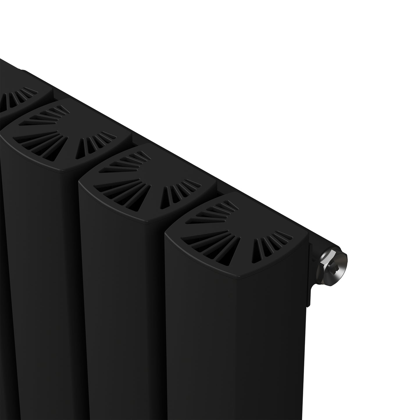 Carisa Vesta Alüminyum Radyatör Siyah Standart Bağlantı