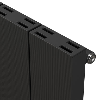Carisa Elvino Alüminyum Radyatör Siyah Standart Bağlantı