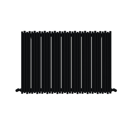 Carisa Pipette Yatay Alüminyum Radyatör Modern Tasarım Siyah