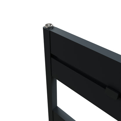 Carisa Mack Bath H Alüminyum Havlupan Modern Tasarım Siyah