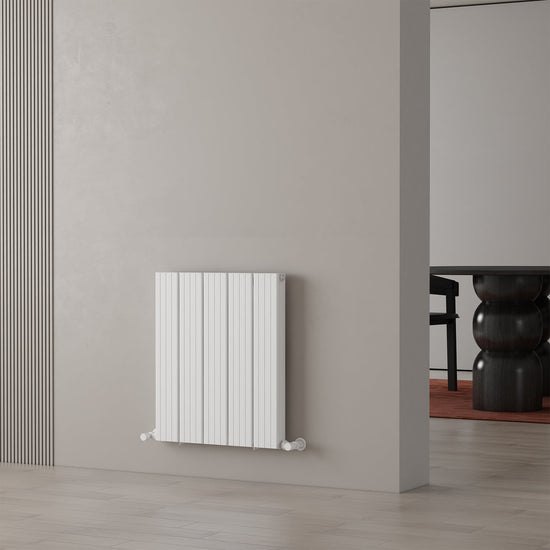 Carisa Chambord Double Yatay Alüminyum Radyatör Modern Tasarım Beyaz