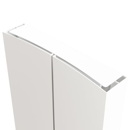 Carisa Papillion Bath Alüminyum Havlupan Modern Tasarım Beyaz