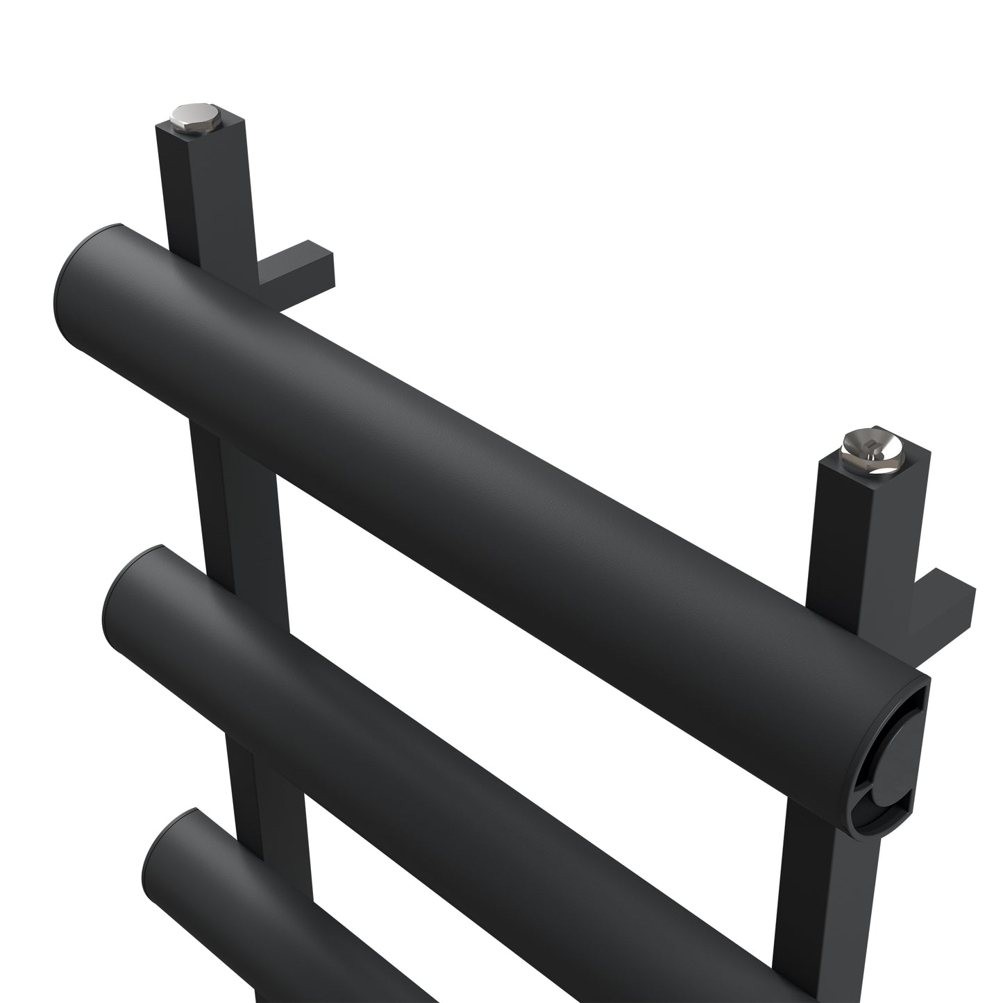 Carisa Moon Alüminyum Havlupan Modern Tasarım Siyah