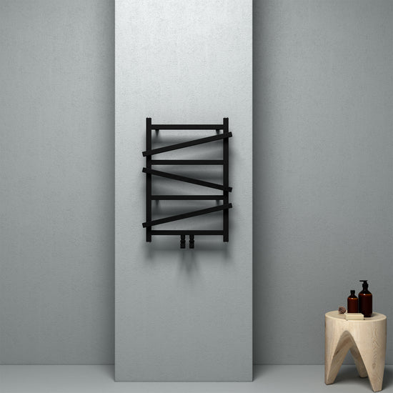 Carisa Vivek Alüminyum Havlupan Modern Tasarım Siyah