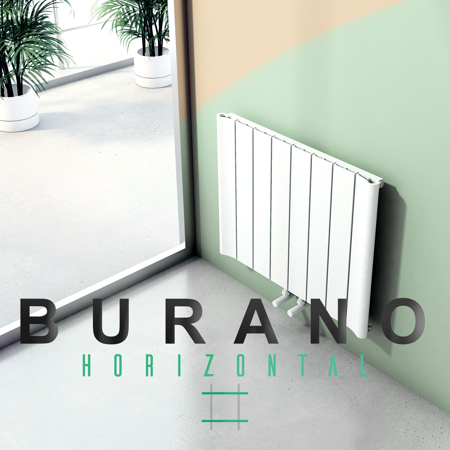 Carisa Burano Alüminyum Radyatör Beyaz Standart Bağlantı.