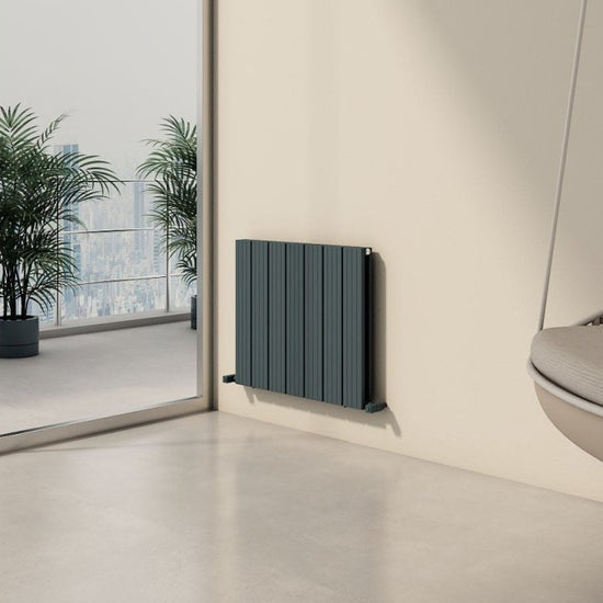 Carisa Chambord Double Yatay Alüminyum Radyatör Modern Tasarım Antrasit - carisa