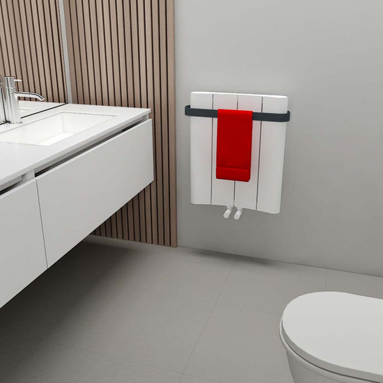 Carisa Curvy Alüminyum Radyatör 0600 x 0495 mm 4 Dilim Beyaz HB Orta Bağlantı