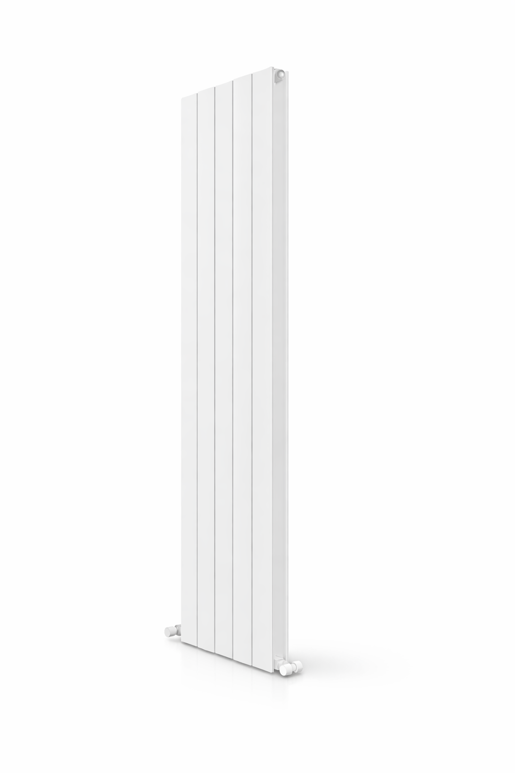 Carisa Otto Dikey Alüminyum Radyatör Modern Tasarım Beyaz