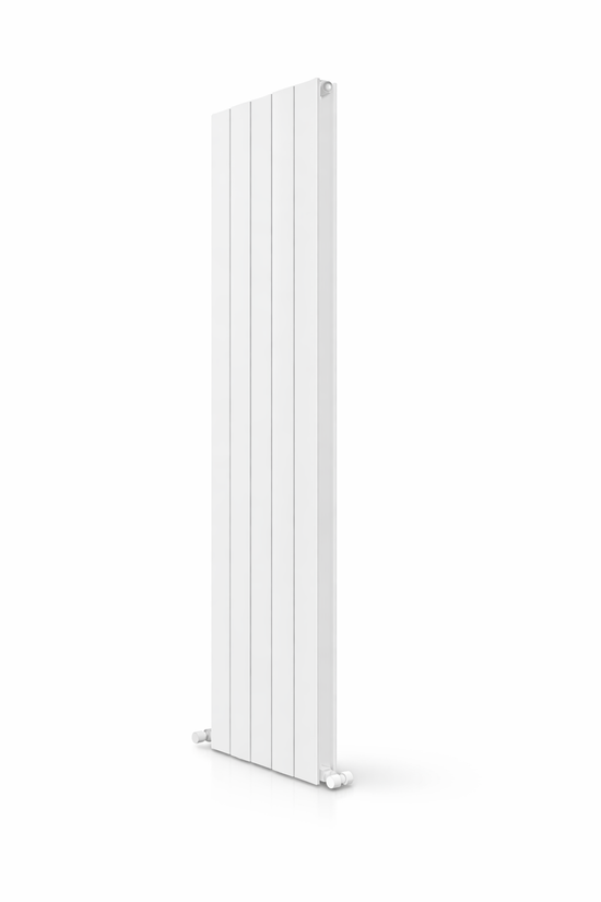 Carisa Otto Dikey Alüminyum Radyatör Modern Tasarım Beyaz