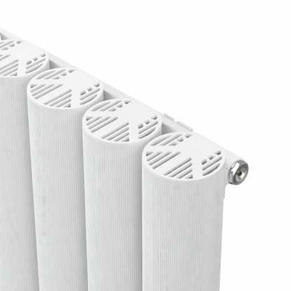 Carisa Otto Dikey Alüminyum Radyatör Modern Tasarım Beyaz