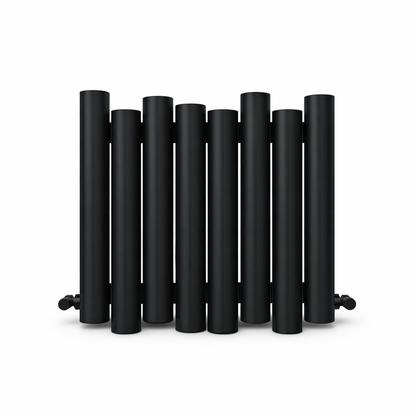 Carisa Motion Yatay Alüminyum Radyatör Modern Tasarım Siyah