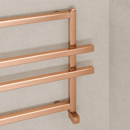 Carisa Ajax Alüminyum Havlupan Modern Tasarım Siyah ve Rose Gold