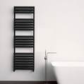 Carisa TALLIS BATH 0826*0500*10/RAL 9005 KUMLU SİYAH/STANDART BAĞLANTI(İKİ YAN-ALT-ÜST-ÇAPRAZ)/ALÜMİNYUM HAVLUPAN/BANYO RADYATÖRÜ
