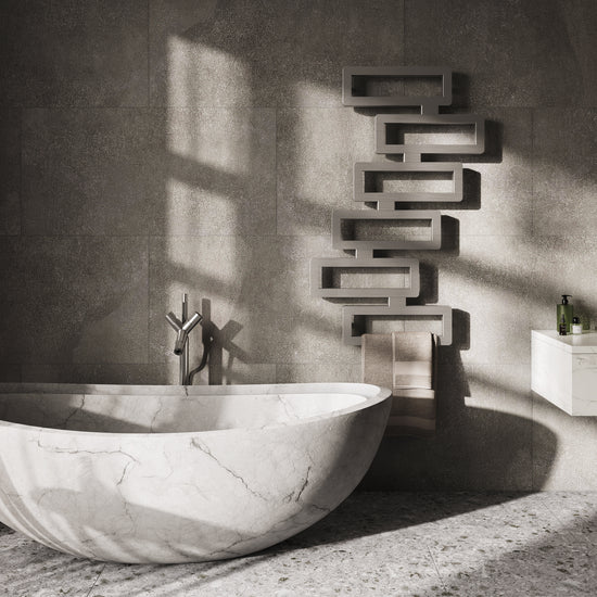 Carisa Domino Paslanmaz Çelik Havlupan Modern Tasarım Ayna Polisaj