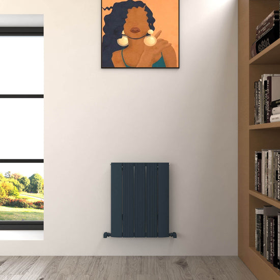 Carisa Dune Yatay Alüminyum Radyatör Modern Tasarım Antrasit