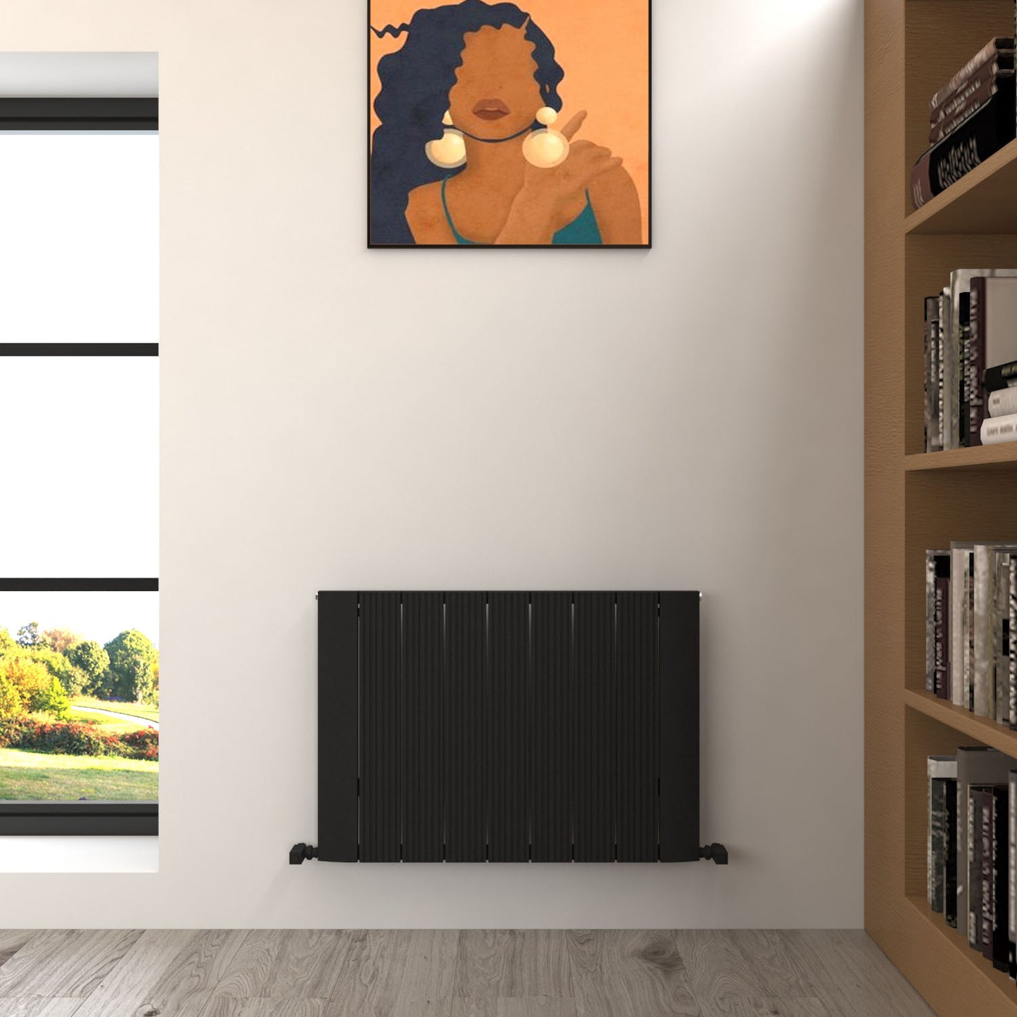 Carisa Dune Alüminyum Radyatör Siyah Standart Bağlantı