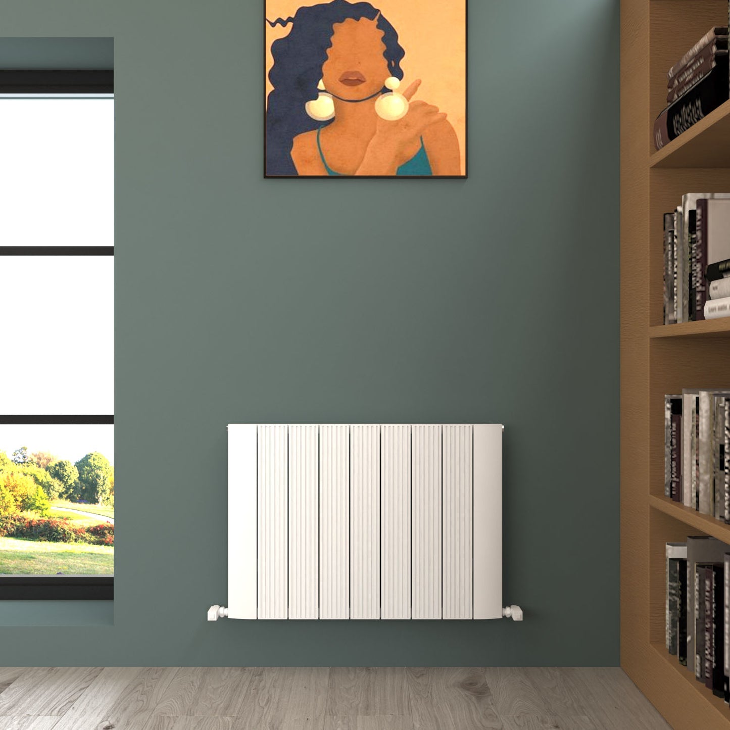 Carisa Dune Alüminyum Radyatör Beyaz Standart Bağlantı