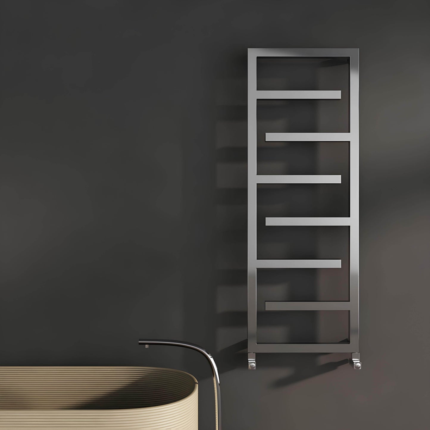 Carisa Eclipse Paslanmaz Çelik Havlupan Modern Tasarım Ayna Polisaj