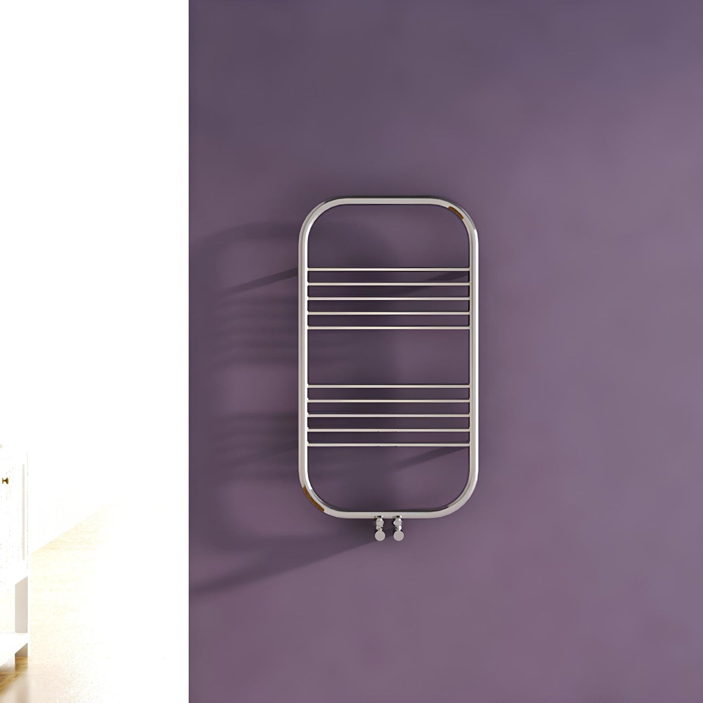 Carisa Electra Çelik Havlupan Modern Tasarım Krom