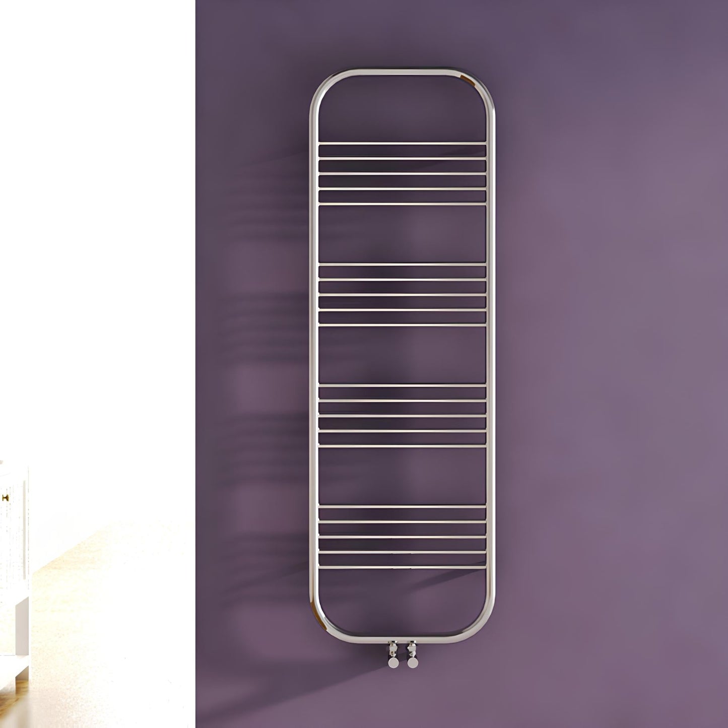 Carisa Electra Çelik Havlupan Modern Tasarım Krom