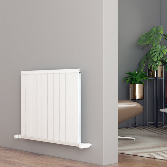 Carisa Elite Alüminyum Radyatör 0600 x 0520 mm 7 Dilim Parlak Beyaz Standart Bağlantı