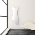 Carisa Glasgow Dikey İnce Tasarım Çelik Radyatör Modern Tasarım Beyaz