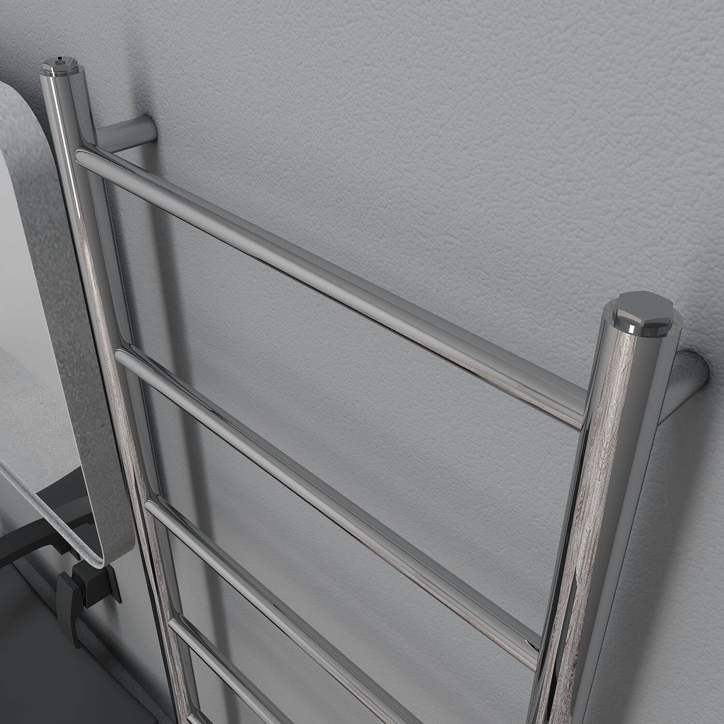 Carisa Globus Paslanmaz Çelik Havlupan Modern Tasarım Ayna Polisaj