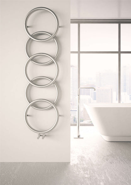 Carisa Halo Paslanmaz Çelik Havlupan Modern Tasarım Ayna Polisaj