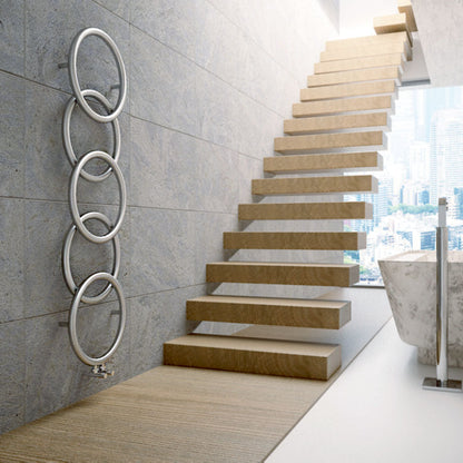 Carisa Halo Paslanmaz Çelik Havlupan Modern Tasarım Ayna Polisaj