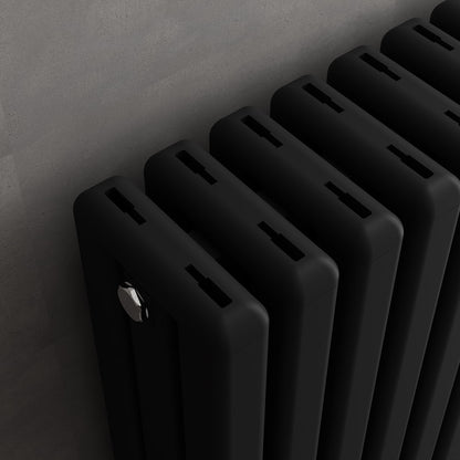 Carisa Karo Alüminyum Radyatör Siyah Standart Bağlantı.