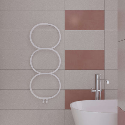 Carisa Kensington Paslanmaz Çelik Havlupan Modern Tasarım Beyaz