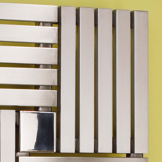 Carisa Keops Yatay Paslanmaz Çelik Radyatör Modern Tasarım Ayna Polisaj