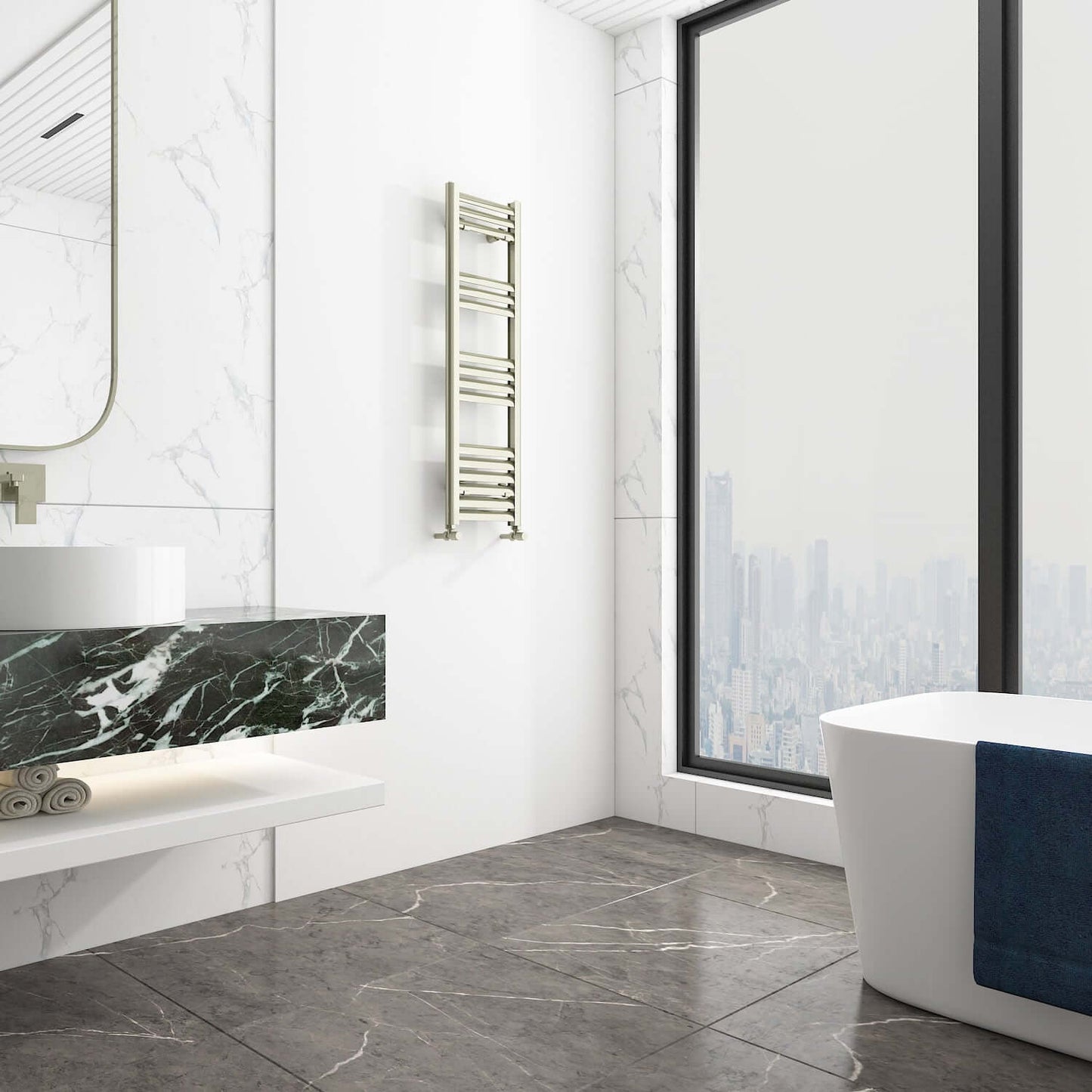 Carisa Lara Alüminyum Havlupan Modern Tasarım İnox Eloksal