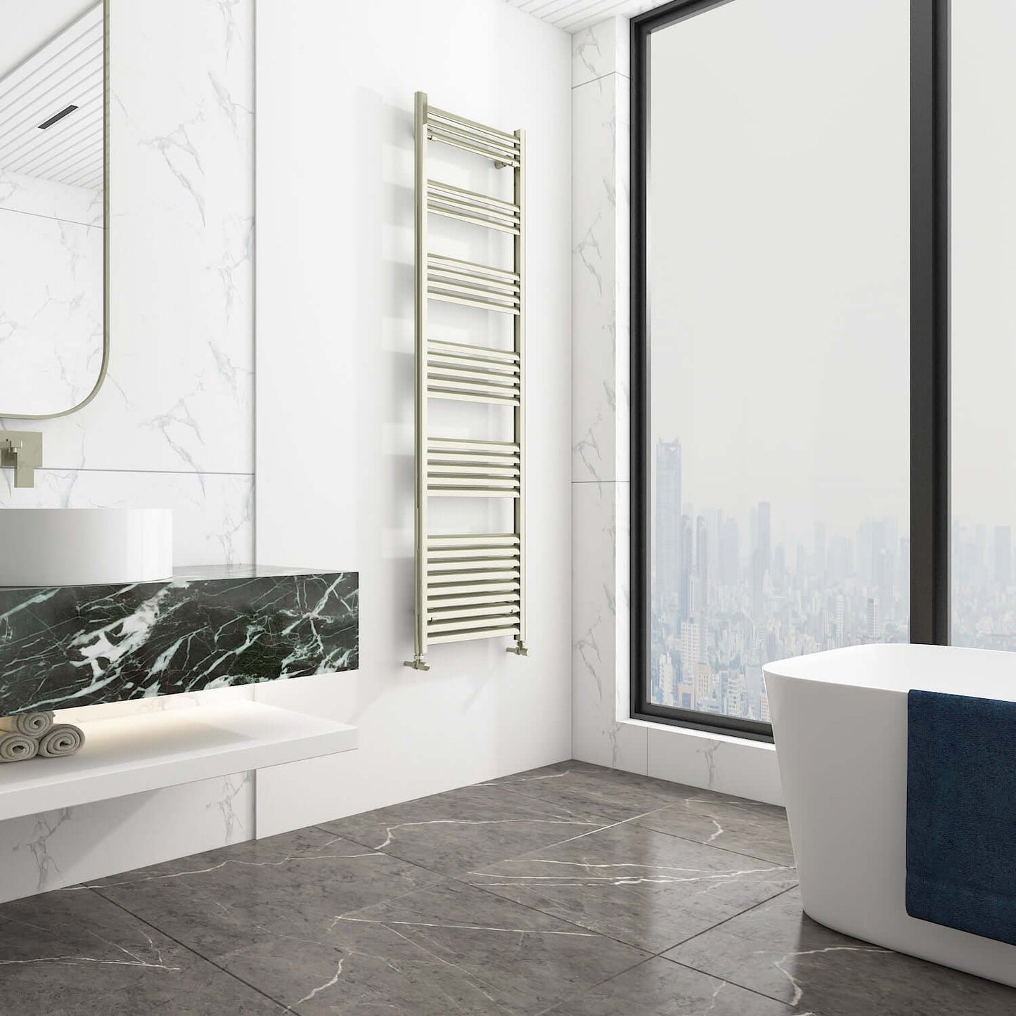 Carisa Lara Alüminyum Havlupan Modern Tasarım İnox Eloksal