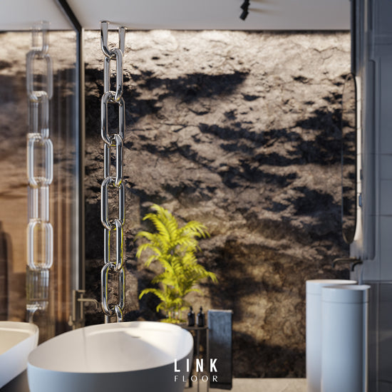 Carisa Link Floor Dikey Paslanmaz Çelik Radyatör Modern Tasarım Satine