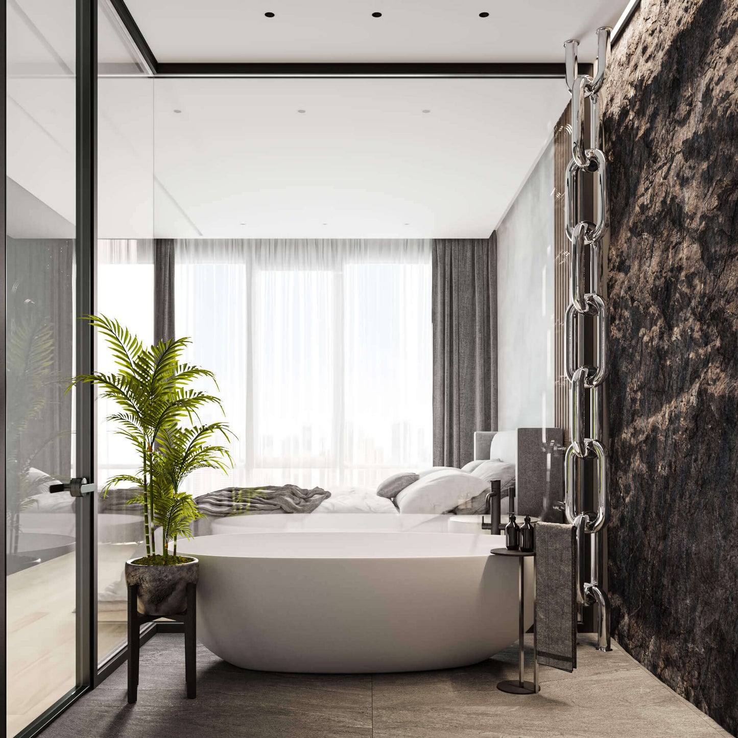 Carisa Link Floor Dikey Paslanmaz Çelik Radyatör Modern Tasarım Ayna Polisaj