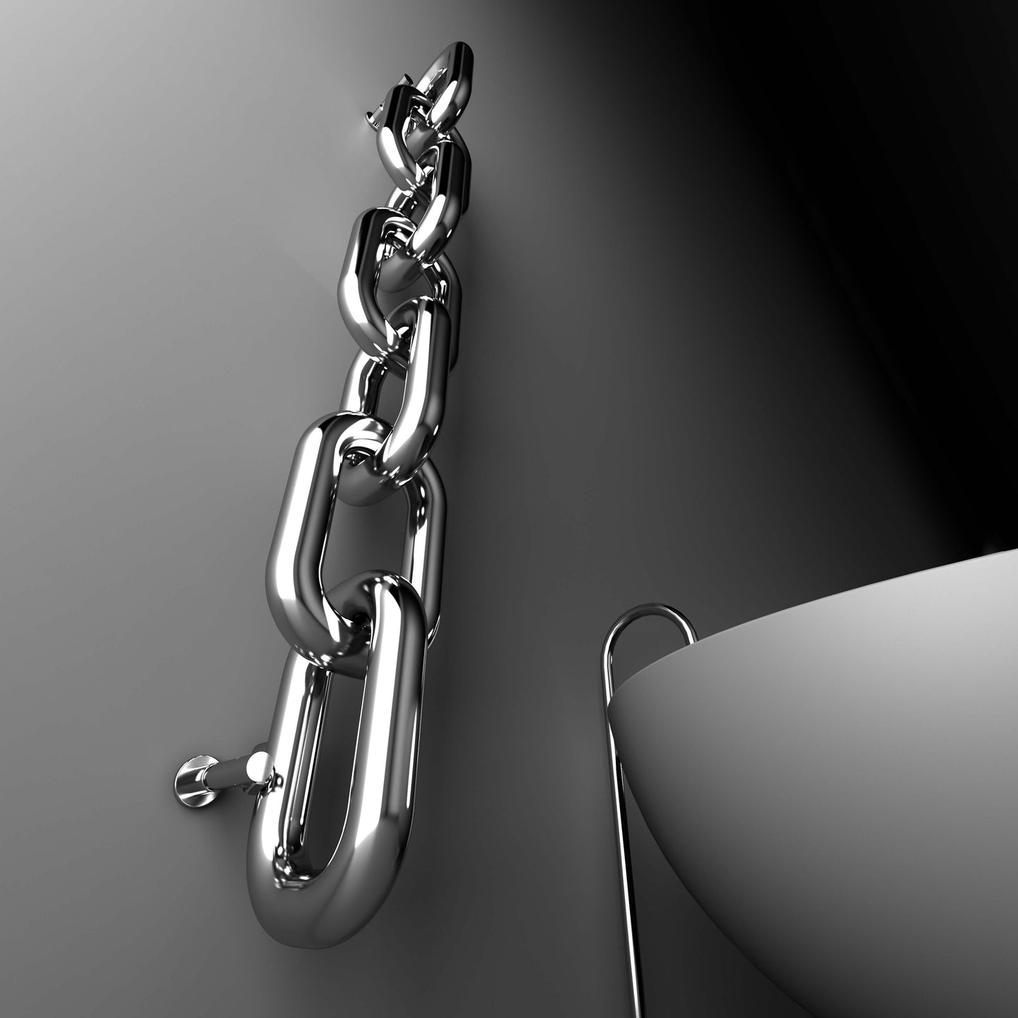 Carisa Link Dikey Paslanmaz Çelik Radyatör Modern Tasarım Ayna Polisaj