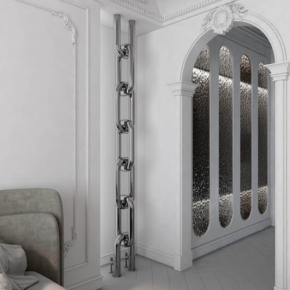 Carisa Link Floor Dikey Paslanmaz Çelik Radyatör Modern Tasarım Ayna Polisaj