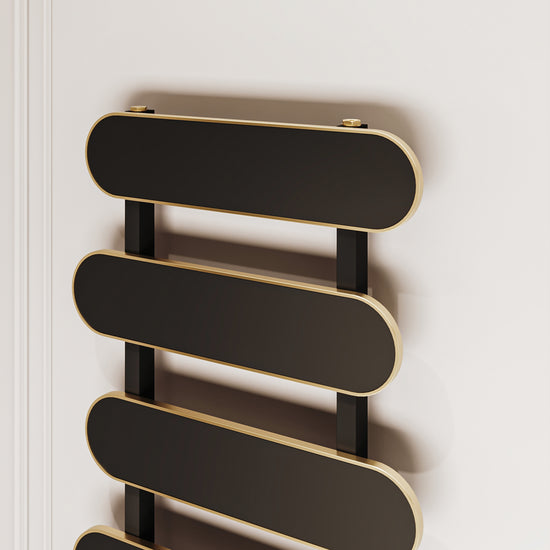 Carisa Magico Bath Alüminyum Havlupan Modern Tasarım Siyah