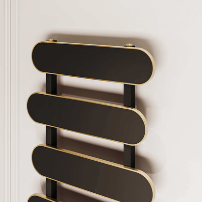 Carisa Magico Bath Alüminyum Havlupan Modern Tasarım Siyah