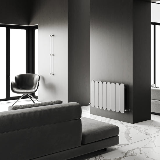 Carisa Magico Yatay Alüminyum Radyatör Modern Tasarım Beyaz