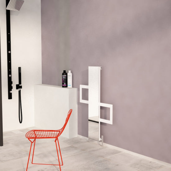 Carisa Mate Alüminyum Havlupan Modern Tasarım Beyaz