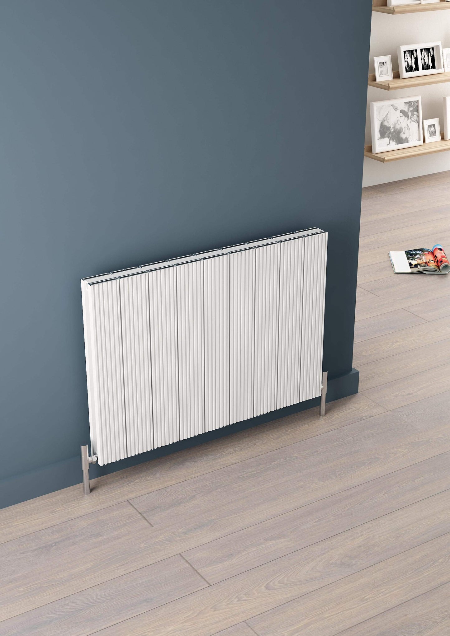 Carisa Monza Yatay Alüminyum Radyatör Modern Tasarım Beyaz