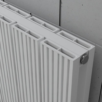 Carisa Monza Double Xl Yatay Alüminyum Radyatör Modern Tasarım Beyaz