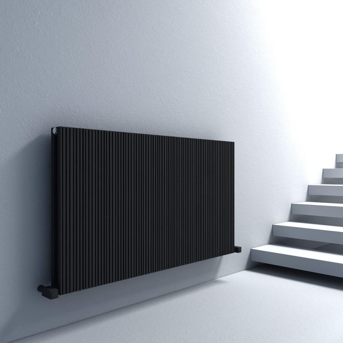 Carisa Monza Yatay Alüminyum Radyatör Modern Tasarım Siyah