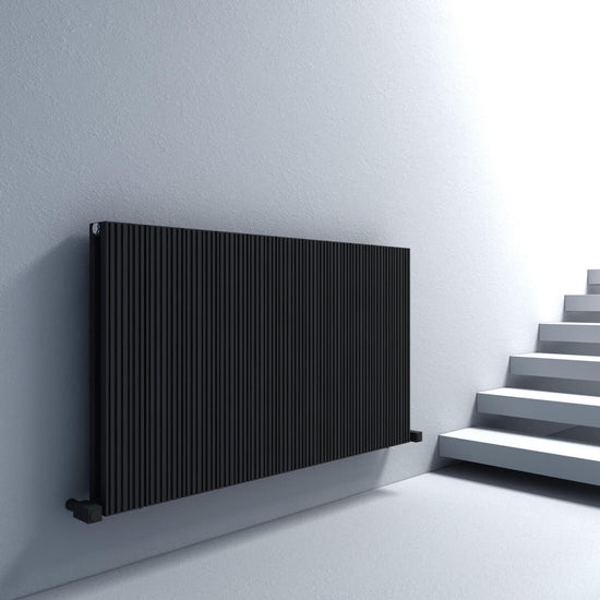 Carisa Monza Yatay Alüminyum Radyatör Modern Tasarım Siyah